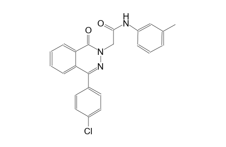 2-(4-(4-chlorophenyl)-1-oxo-2(1H)-phthalazinyl)-N-(3-methylphenyl)acetamide