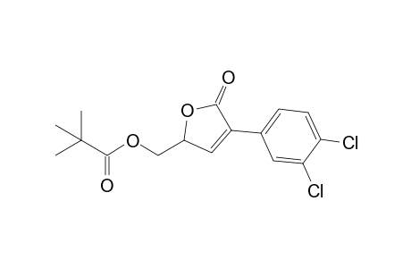 [4-(3,4-dichlorophenyl)-5-oxidanylidene-2H-furan-2-yl]methyl 2,2-dimethylpropanoate