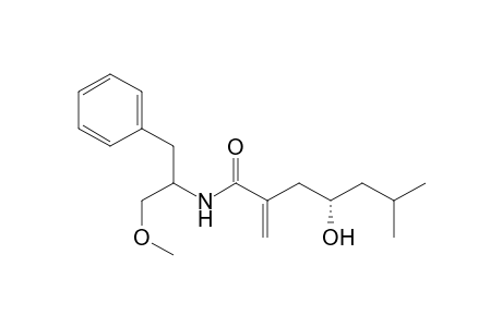 4-Hydroxy-N-[(S)-.alpha.-(methoxymethyl)phenethyl]-6-methyl-2-methyleneheptanamide