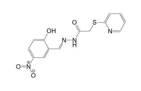 N'-[(E)-(2-hydroxy-5-nitrophenyl)methylidene]-2-(2-pyridinylsulfanyl)acetohydrazide