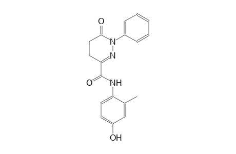 3-pyridazinecarboxamide, 1,4,5,6-tetrahydro-N-(4-hydroxy-2-methylphenyl)-6-oxo-1-phenyl-