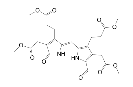 1,10-Dihydro-3,7-bis(2-methoxycarbonylethyl)-2,8-bis-(methoxycarbonylmethyl)-1-oxodipyrrin-9-carbaldehyde