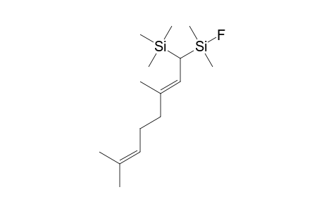 trans-3,7-dimethyl-1-(dimethylfluorosilyl)-1-(trimethylsilyl)-2,6-octadiene