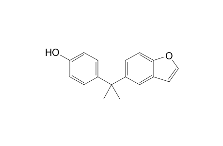 2-(Benzofur-5-yl)-2-(p-hydroxyphenyl)propane