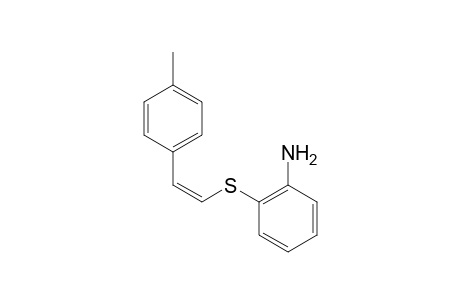 (Z)-2-(4-Methylstyrylthio)aniline