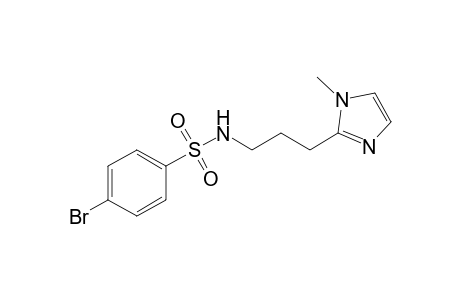 4-Bromanyl-N-[3-(1-methylimidazol-2-yl)propyl]benzenesulfonamide