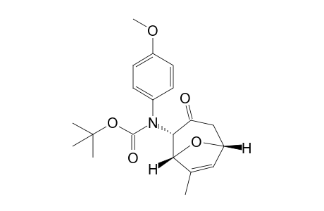 tert-Butyl (4-methoxyphenyl)((1R,2S,5R)-7-methyl-3-oxo-8-oxabicyclo[3.2.1]oct-6-en-2-yl)carbamate