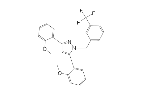 3,5-bis(2-methoxyphenyl)-1-[3-(trifluoromethyl)benzyl]-1H-pyrazole