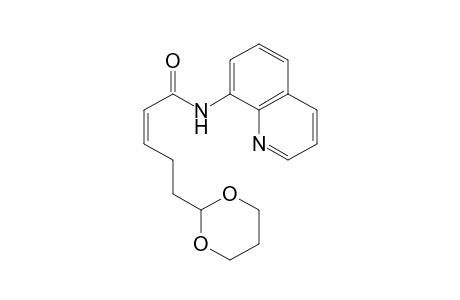(Z)-5-(1,3-Dioxan-2-yl)-N-(quinolin-8-yl)pent-2-enamide