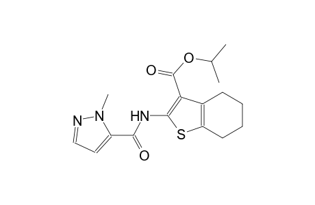 isopropyl 2-{[(1-methyl-1H-pyrazol-5-yl)carbonyl]amino}-4,5,6,7-tetrahydro-1-benzothiophene-3-carboxylate