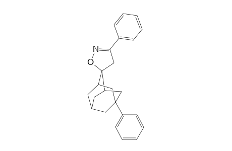 (E)-5-Phenyl-3'-phenyl-4'-hydrospiro[adamantane-2:5'-.delta.-(2)-isoxazoline]