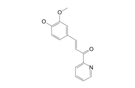 (2E)-3-(4-HYDROXY-3-METHOXYPHENYL)-1-(PYRIDIN-2-YL)-PROP-2-EN-1-ONE