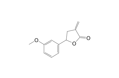 (+-)-4-(3-Methoxyphenyl)-2-methylene-.gamma.-butyrolactone