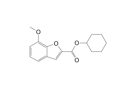 Cyclohexyl 7-methoxy-2-benzo[b]furancarboxylate