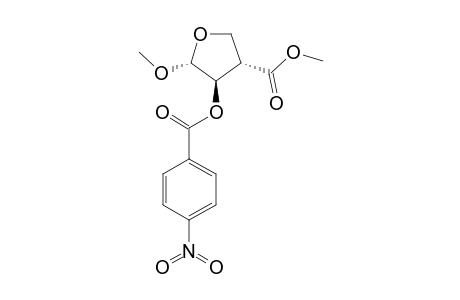 ERYTHRO-METHYL-4-HYDROXY-5-METHOXY-3-TETRAHYDROFURAN-3-CARBOXYLATE-4-PARA-NITROBENZOATE