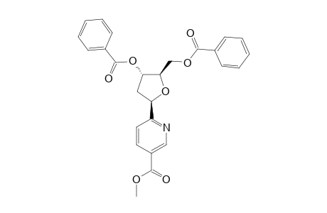 METHYL-6-(3',5'-DI-O-BENZOYL-2'-DEOXY-beta-D-RIBOFURANOSYL)-NICOTINATE;beta-ISOMER