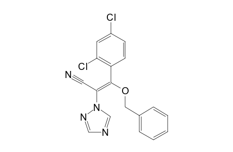 1H-1,2,4-Triazole-1-acetonitrile, alpha-[(2,4-dichlorophenyl)(phenylmethoxy)methylene]-