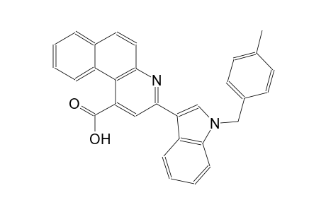 3-[1-(4-methylbenzyl)-1H-indol-3-yl]benzo[f]quinoline-1-carboxylic acid