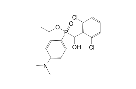 ethyl (2,6-dichlorophenyl)(hydroxy)methyl[4-(dimethylamino)phenyl]phosphinate