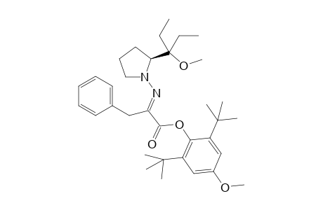(2,6-ditert-butyl-4-methoxy-phenyl) (2E)-2-[(2S)-2-(1-ethyl-1-methoxy-propyl)pyrrolidin-1-yl]imino-3-phenyl-propanoate