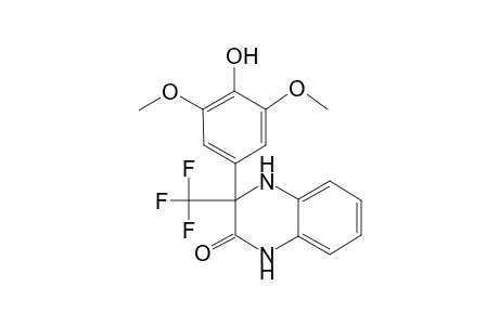 1H-Quinoxalin-2-one, 3-(4-hydroxy-3,5-dimethoxyphenyl)-3-trifluoromethyl-3,4-dihydro-