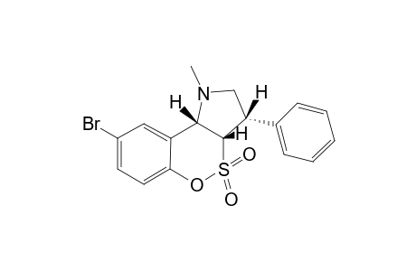 (3S,3aS,9bS)-8-Bromo-1-methyl-3-phenyl-2,3,3a,9b-tetrahydro-1H-5-oxa-4-thia-1-aza-cyclopenta[a]naphthalene 4,4-dioxide