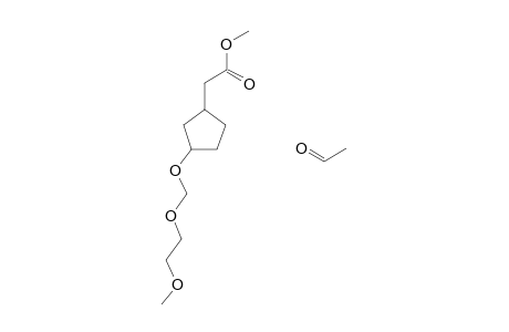 CYCLOPENTANE, 1-(R)-ACETYL-2-(R)-METHOXYCARBONYLMETHYL-4-(S)-(2-METHOXYETHYLOXYMETHYLOXY)-