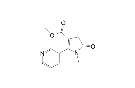1-N-Methyl-3-(methoxycarbonyl)-2-(3'-pyridinyl)-2-pyrrolin-5-one