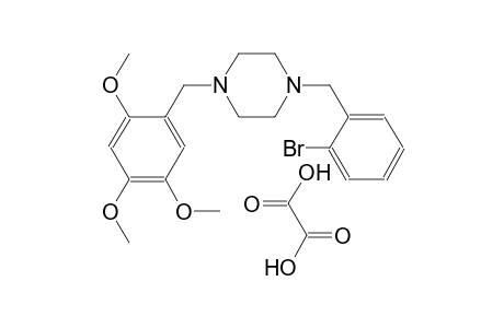1-(2-bromobenzyl)-4-(2,4,5-trimethoxybenzyl)piperazine oxalate