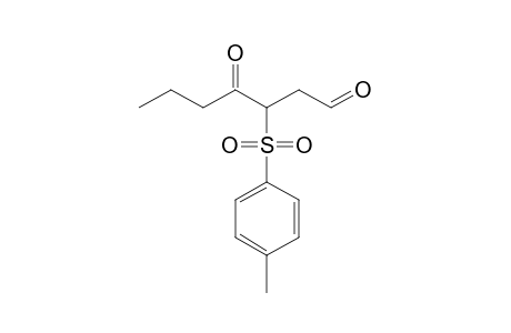 4-Oxo-3-tosylheptanal