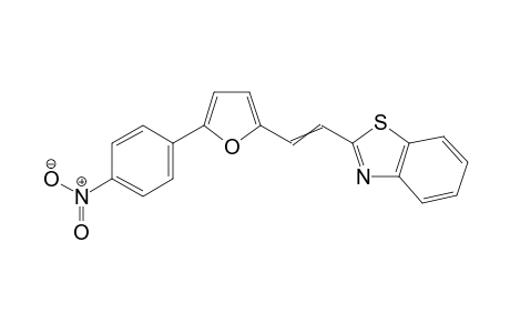 1-[5-(p-nitrophenyl)-2-furyl]-2-(2-benzothiazolyl)ethene