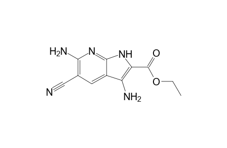 Ethyl 3,6-diamino-5-cyano-1H-pyrrolo[2,3-b]pyridine-2-carboxylate