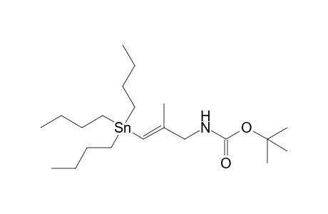 (E)-N-(tert-Butoxycarbonyl)-2-methyl-3-tributylstannyl-2-propen-1-amine