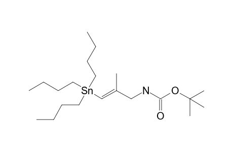 (E)-N-(tert-Butoxycarbonyl)-2-methyl-3-tributylstannyl-2-propen-1-amine