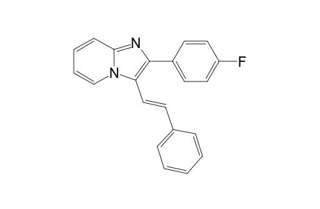 2-(p-Fluorophenyl)-3-[2'-phenylethenyl]-imidazo[1,2-a]pyridine