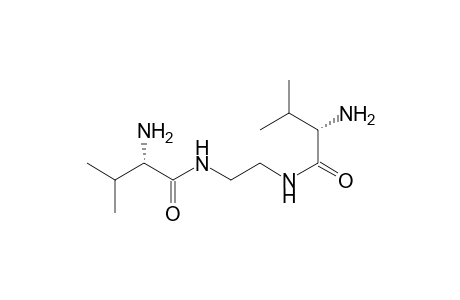 (2S)-2-amino-N-[2-[[(2S)-2-amino-3-methyl-1-oxobutyl]amino]ethyl]-3-methylbutanamide