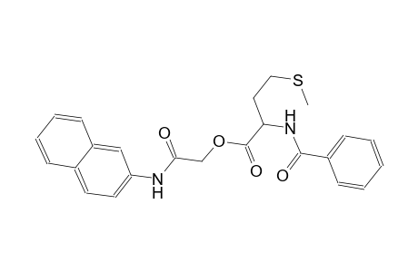 2-(2-naphthylamino)-2-oxoethyl 2-(benzoylamino)-4-(methylsulfanyl)butanoate