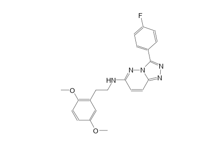 [1,2,4]triazolo[4,3-b]pyridazin-6-amine, N-[2-(2,5-dimethoxyphenyl)ethyl]-3-(4-fluorophenyl)-