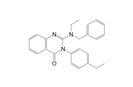 4(3H)-quinazolinone, 3-(4-ethylphenyl)-2-[ethyl(phenylmethyl)amino]-