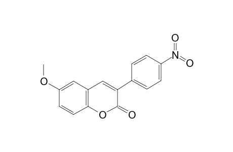 6-Methoxy-3-(4-nitrophenyl)-2H-chromen-2-one