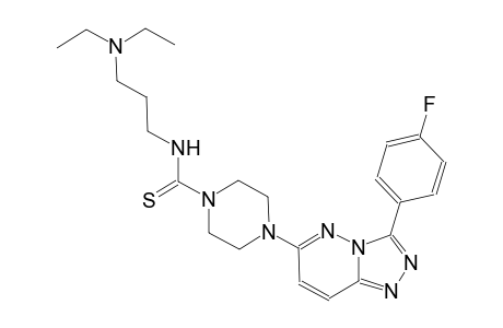 1-piperazinecarbothioamide, N-[3-(diethylamino)propyl]-4-[3-(4-fluorophenyl)[1,2,4]triazolo[4,3-b]pyridazin-6-yl]-