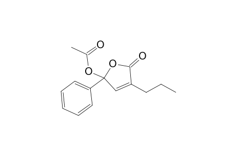 5-Acetoxy-5-phenyl-3-propyl-2(5H)-furanone
