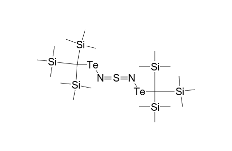bis{tris(trimethylsilyl)methyltelluro} sulphur diimide