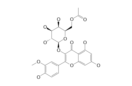 ISORHAMNETIN-3-O-BETA-D-(6''-ACETYL)-GALACTOPYRANOSIDE
