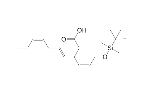 (4E,7Z)-3-((Z)-3-((tert-Butyldimethylsilyl)oxy)prop-1-en-1-yl)deca-4,7-dienoic acid