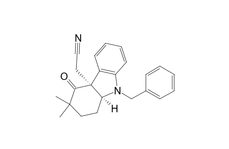 cis-3,3-Dimethyl-4a-(cyanomethyl)-9-benzylhexahydrocarbazol-4-one