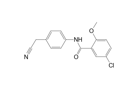 5-Chloro-N-[4-(cyanomethyl)phenyl]-2-methoxybenzamide