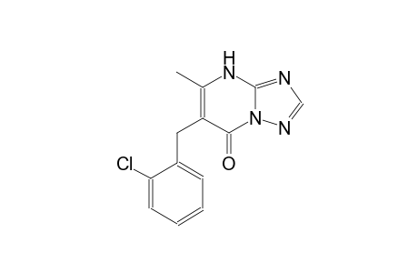 [1,2,4]triazolo[1,5-a]pyrimidin-7(4H)-one, 6-[(2-chlorophenyl)methyl]-5-methyl-