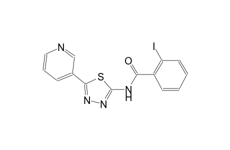 2-iodo-N-[5-(3-pyridinyl)-1,3,4-thiadiazol-2-yl]benzamide