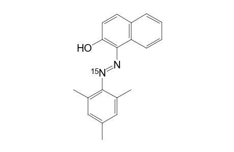 1-[(E)-mesityldiazenyl]-2-naphthol, 15N isotopic labeled